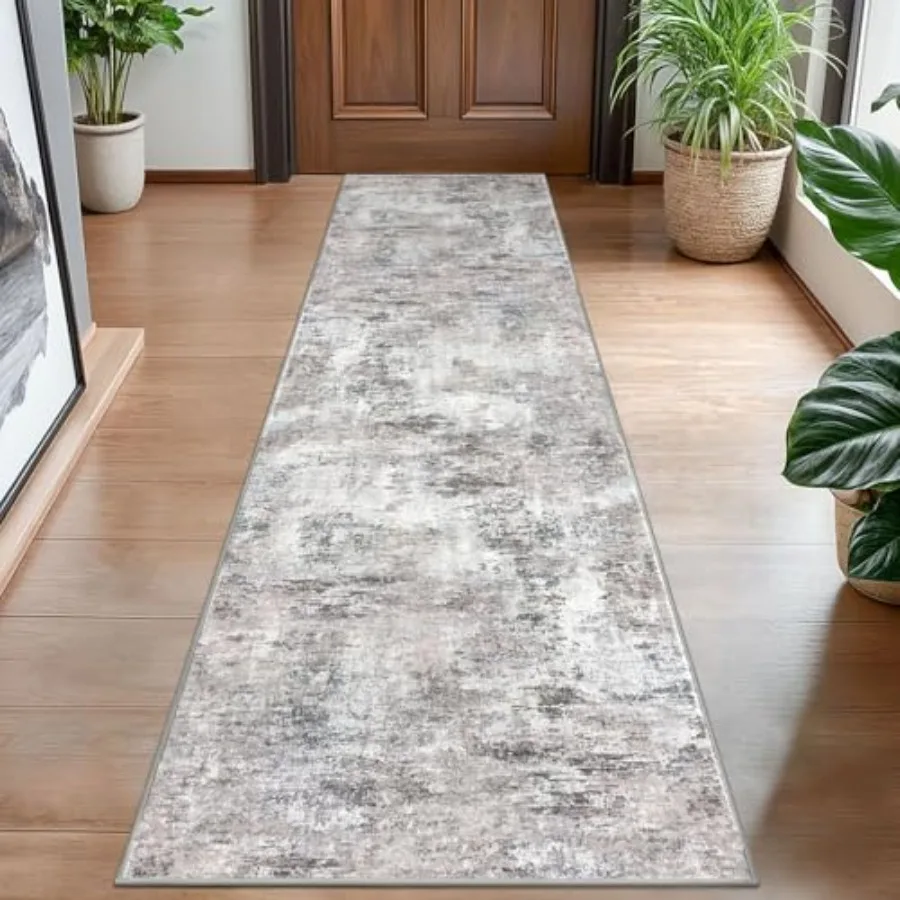 Modern Abstract Hallway Runner Rug Beige Grey 2x8 Runner Rug Washable Kitchen Runner Non-Slip Soft Thin Print Faux Wool Carpet
Modern Abstract Hallway Runner Rug Beige Grey 2x8 Runner Rug Washable Kitchen Runner Non-Slip Soft Thin Print Faux Wool Carpet