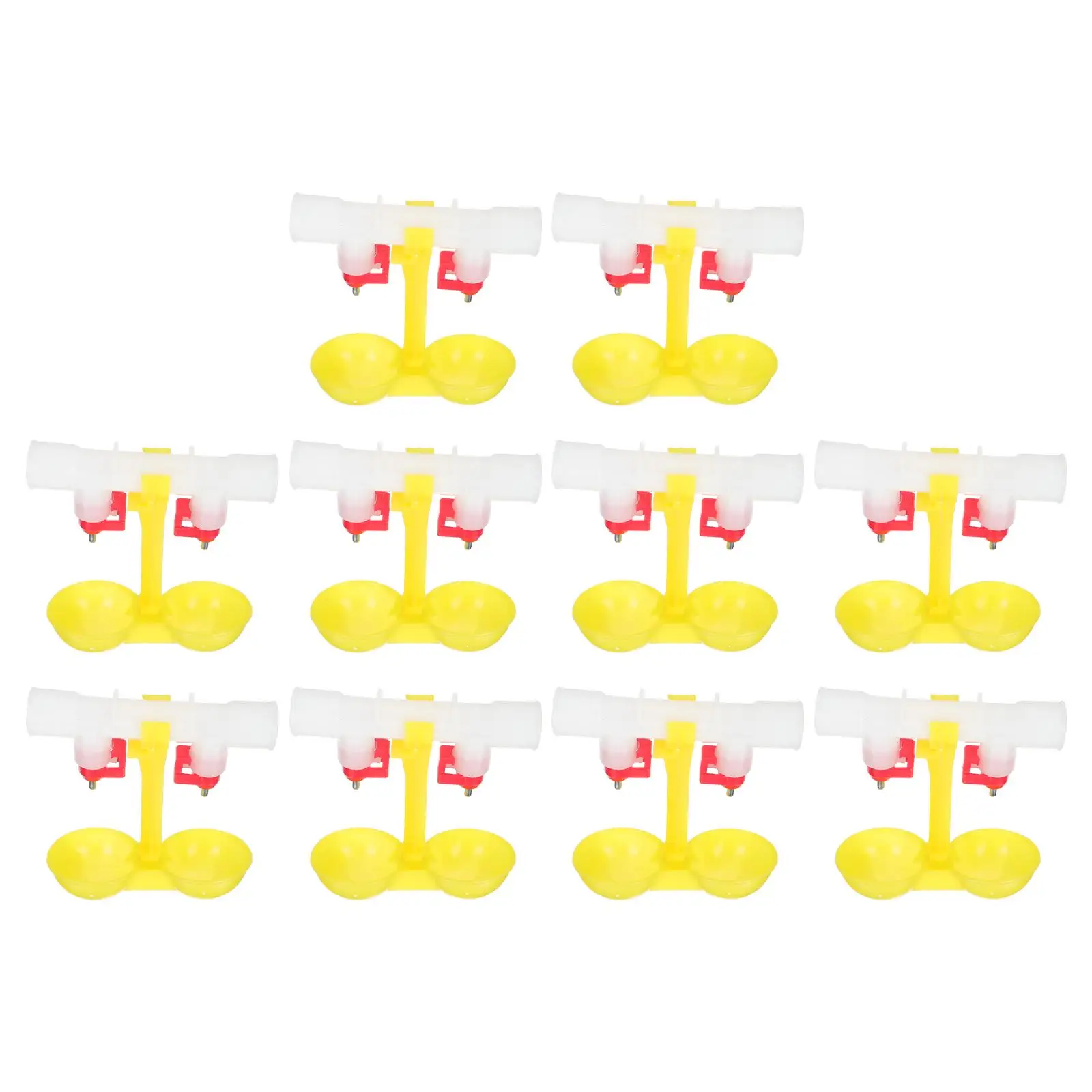 10 Pcs Chicken Duck Waterer Automatic Ball Valve Stainless Steel Poultry Drinking Bowl Nipples 360 Degree Easy Clean Pet
10 Pcs Chicken Duck Waterer Automatic Ball Valve Stainless Steel Poultry Drinking Bowl Nipples 360 Degree Easy Clean Pet