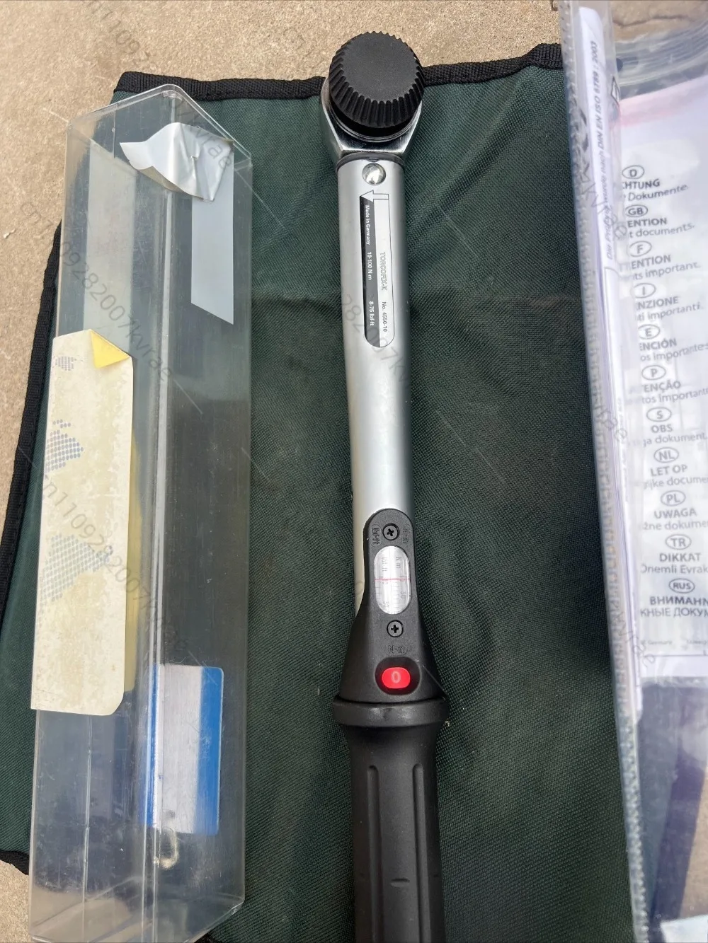 Used 1PC torque wrench 4550-10, 10-100 N · m, made in Germany, never used Second-hand
Used 1PC torque wrench 4550-10, 10-100 N · m, made in Germany, never used Second-hand