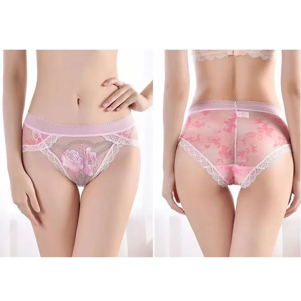 Women Sexy Lingerie Briefs Lace Seamless Underwear Flower Embroidery See Through G-string Thong Intimate Innerwear
Women Sexy Lingerie Briefs Lace Seamless Underwear Flower Embroidery See Through G-string Thong Intimate Innerwear