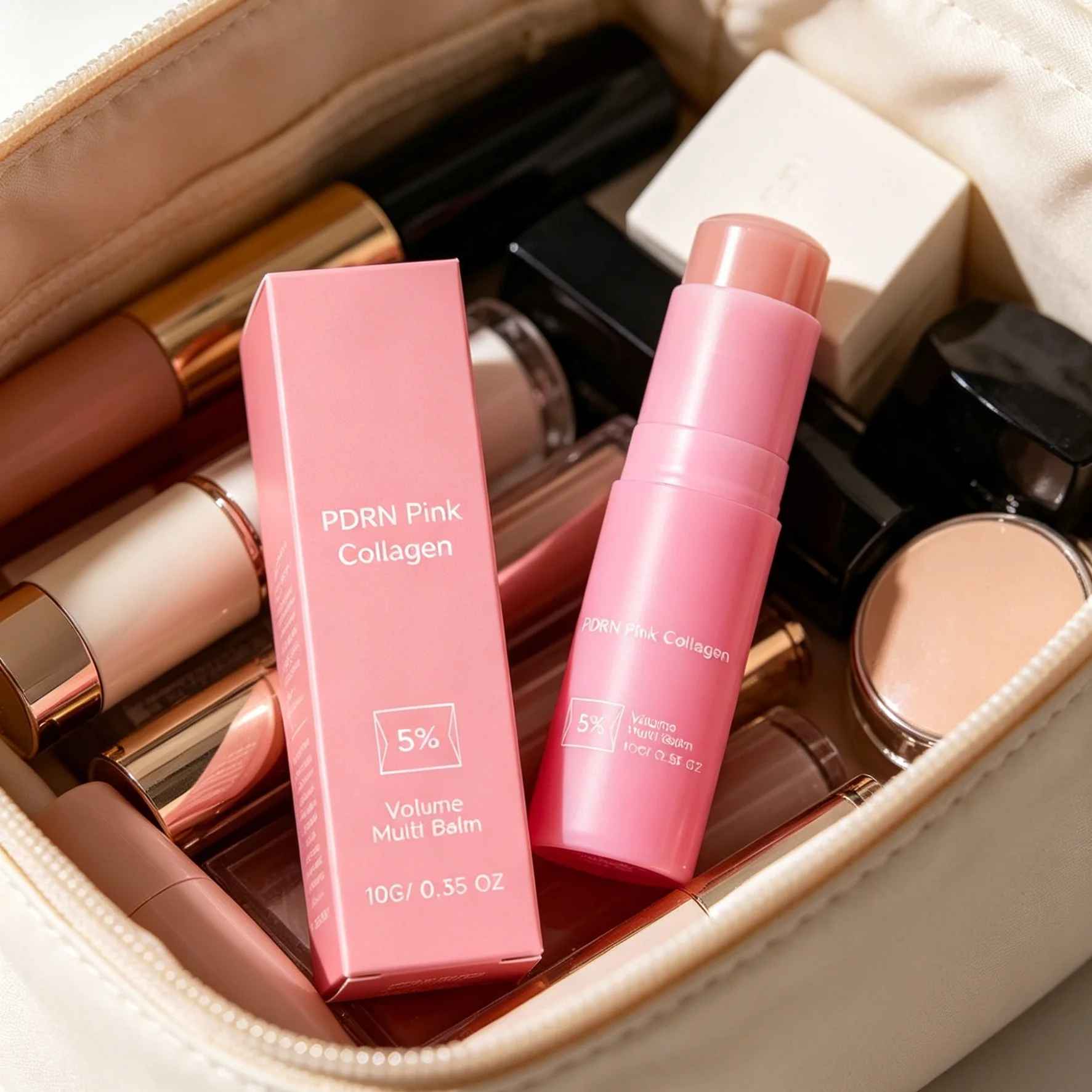 PDRN Pink Collagen Volume Multi Balm Wrinkle Remover Moisturizing Firm Skin Elasticity Enhancement Nicotinamide Cream Stick 10g
PDRN Pink Collagen Volume Multi Balm Wrinkle Remover Moisturizing Firm Skin Elasticity Enhancement Nicotinamide Cream Stick 10g