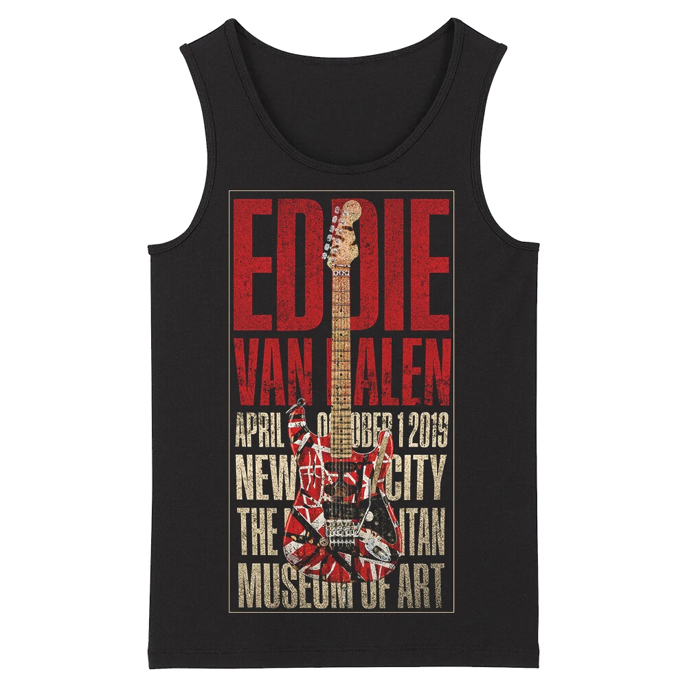Eddie Van Halen, The Godfather of Guitar, Is A Sleeveless Vest with A Round Neck and Printed Two-strand Ribs
Eddie Van Halen, The Godfather of Guitar, Is A Sleeveless Vest with A Round Neck and Printed Two-strand Ribs
