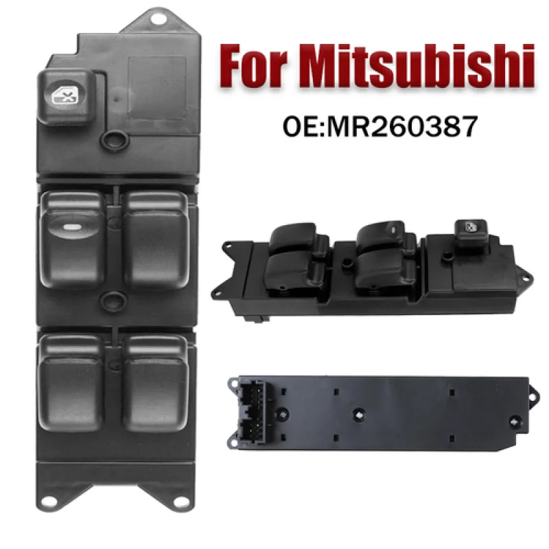 Главный переключатель управления окном автомобиля A + ABS MR260387 для Mitsubishi L200 2002-2007 гг.
Главный переключатель управления окном автомобиля A + ABS MR260387 для Mitsubishi L200 2002-2007 гг.