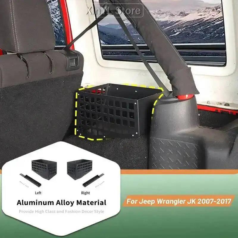 Car Aluminum Trunk Multifunctional Storage Box Shelf Bracket For Jeep Wrangler JK 2007-2017 4-Door Car Interior Accessories
Car Aluminum Trunk Multifunctional Storage Box Shelf Bracket For Jeep Wrangler JK 2007-2017 4-Door Car Interior Accessories