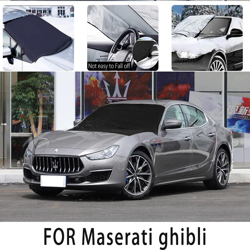Carsnow cover front coverforMaseratighiblisnowprotection heat insulation shade Sunscreen wind Frost prevention car accessories
Carsnow cover front coverforMaseratighiblisnowprotection heat insulation shade Sunscreen wind Frost prevention car accessories