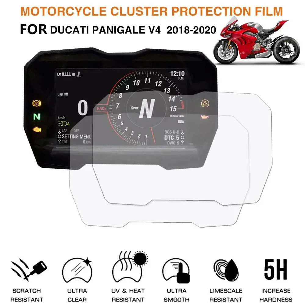 FoR DUCATI PANIGALE V4 18 Streetfighter V4 20 TPU Motorcycle Cluster Scratch Protection Film Screen Protector Decal Stickers
FoR DUCATI PANIGALE V4 18 Streetfighter V4 20 TPU Motorcycle Cluster Scratch Protection Film Screen Protector Decal Stickers