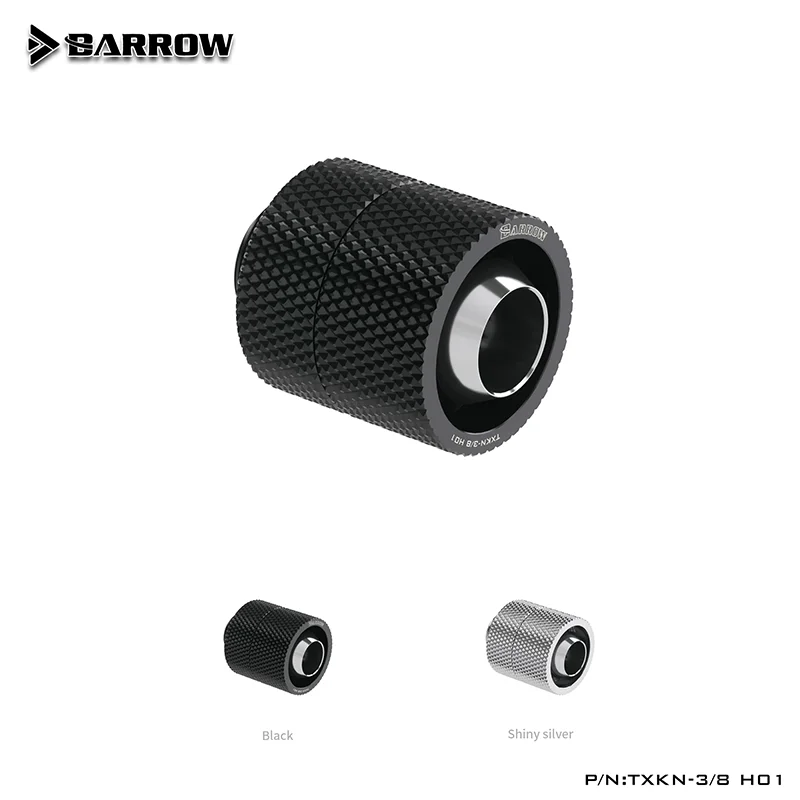 BARROW G1/4" 10x16MM Hose Tube Fittings For Computer Water Loop Build,360 Rotary,Silver,Black,TXKN-3/8 H01
BARROW G1/4" 10x16MM Hose Tube Fittings For Computer Water Loop Build,360 Rotary,Silver,Black,TXKN-3/8 H01