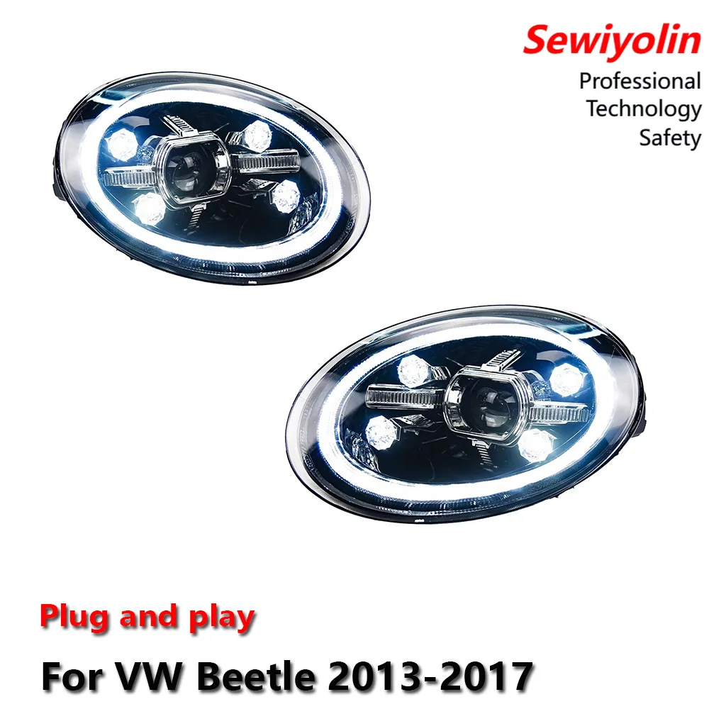 Car LED Upgrade Headlight Accessories For VW Beetle 2013-2017 DRL Brake Turn Signal Lamp Plug and Play
Car LED Upgrade Headlight Accessories For VW Beetle 2013-2017 DRL Brake Turn Signal Lamp Plug and Play