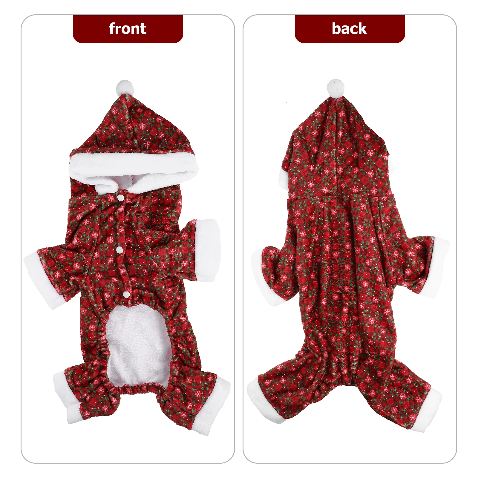 Pet Christmas Skirt Dog Dress Warm Winter Clothes Daily Costume Polyester Coat L Size Red Color Holiday Party Supplies
Pet Christmas Skirt Dog Dress Warm Winter Clothes Daily Costume Polyester Coat L Size Red Color Holiday Party Supplies