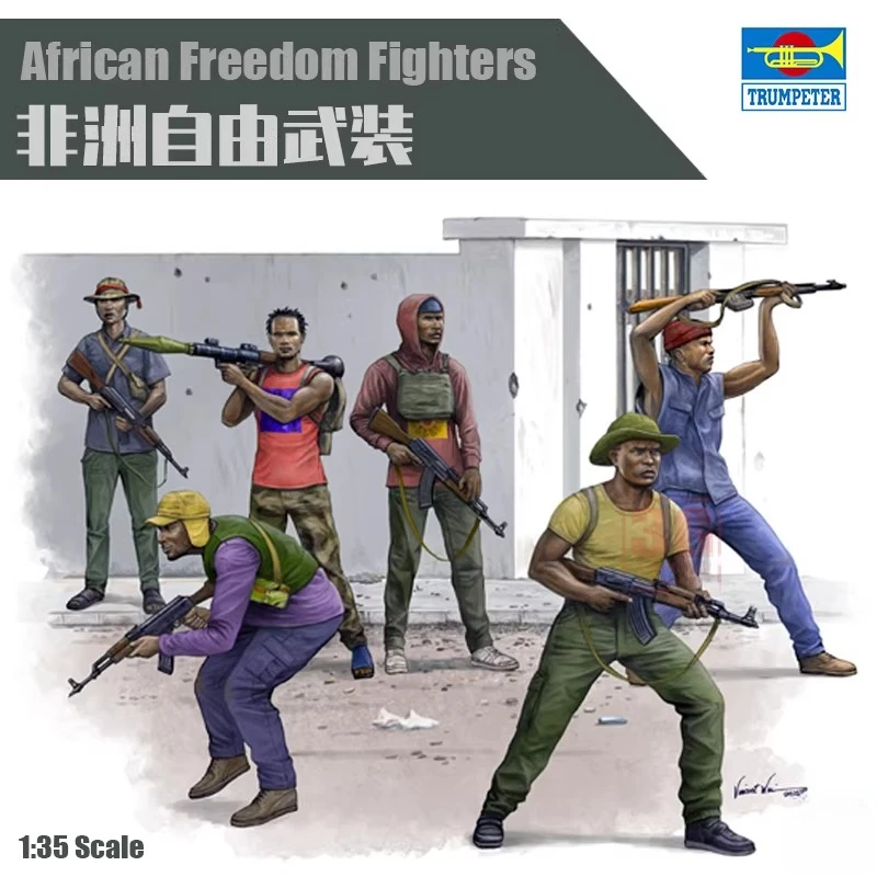 Trumpeter 00438 African Freedom Fighters 1/35, собранная масштабная модель, комплект игрушек «сделай сам», коллекция, подарок на день рождения
Trumpeter 00438 African Freedom Fighters 1/35, собранная масштабная модель, комплект игрушек «сделай сам», коллекция, подарок на день рождения