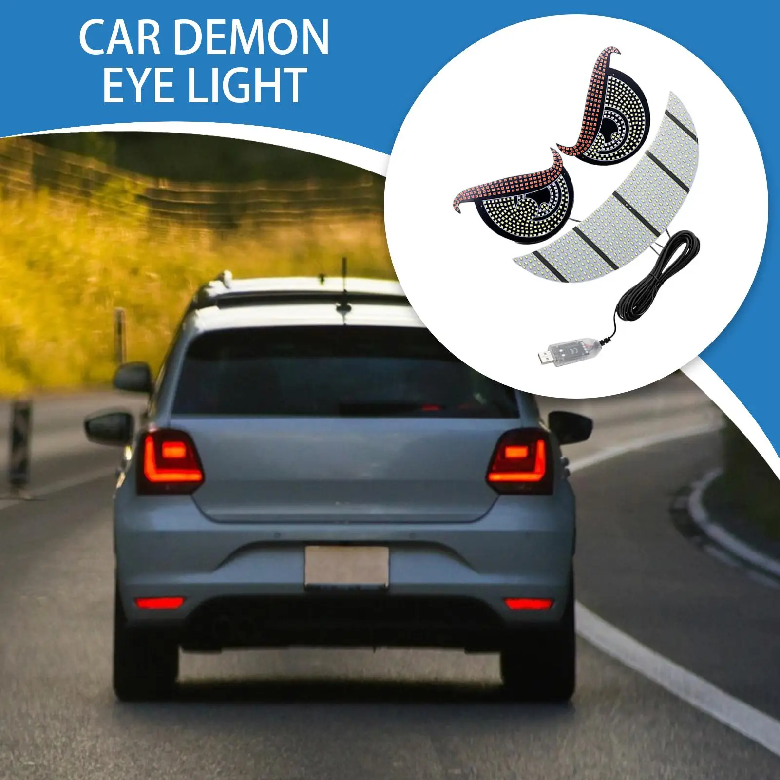 Demon Eyes Light For Cars Demon Eyes Car Light Decorative 11 Modes Adjustable Plug In Windshield Display For Auto Lighting
Demon Eyes Light For Cars Demon Eyes Car Light Decorative 11 Modes Adjustable Plug In Windshield Display For Auto Lighting