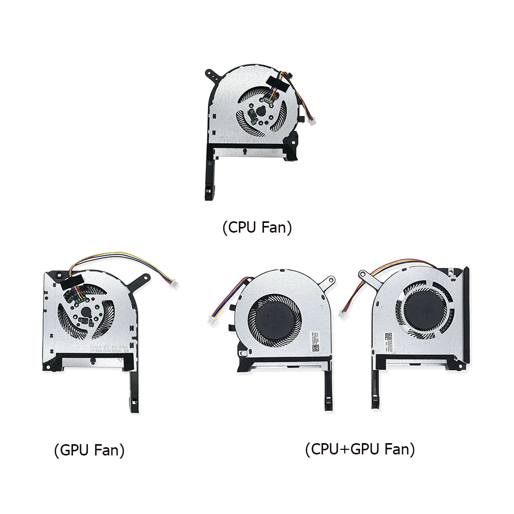 CPU GPU Laptop Cooling Fan for Asus DFS5K12304363H FMIU DFS5K12114262H FM1V Replacement Notebook Radiator Parts
CPU GPU Laptop Cooling Fan for Asus DFS5K12304363H FMIU DFS5K12114262H FM1V Replacement Notebook Radiator Parts