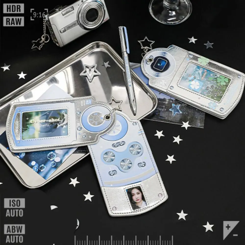PU Leather Idol Photocard Holder Y2K Mini Phone Idol Card Display Protector Unique Cute Mobile Phone Photocard Frame Gift
PU Leather Idol Photocard Holder Y2K Mini Phone Idol Card Display Protector Unique Cute Mobile Phone Photocard Frame Gift