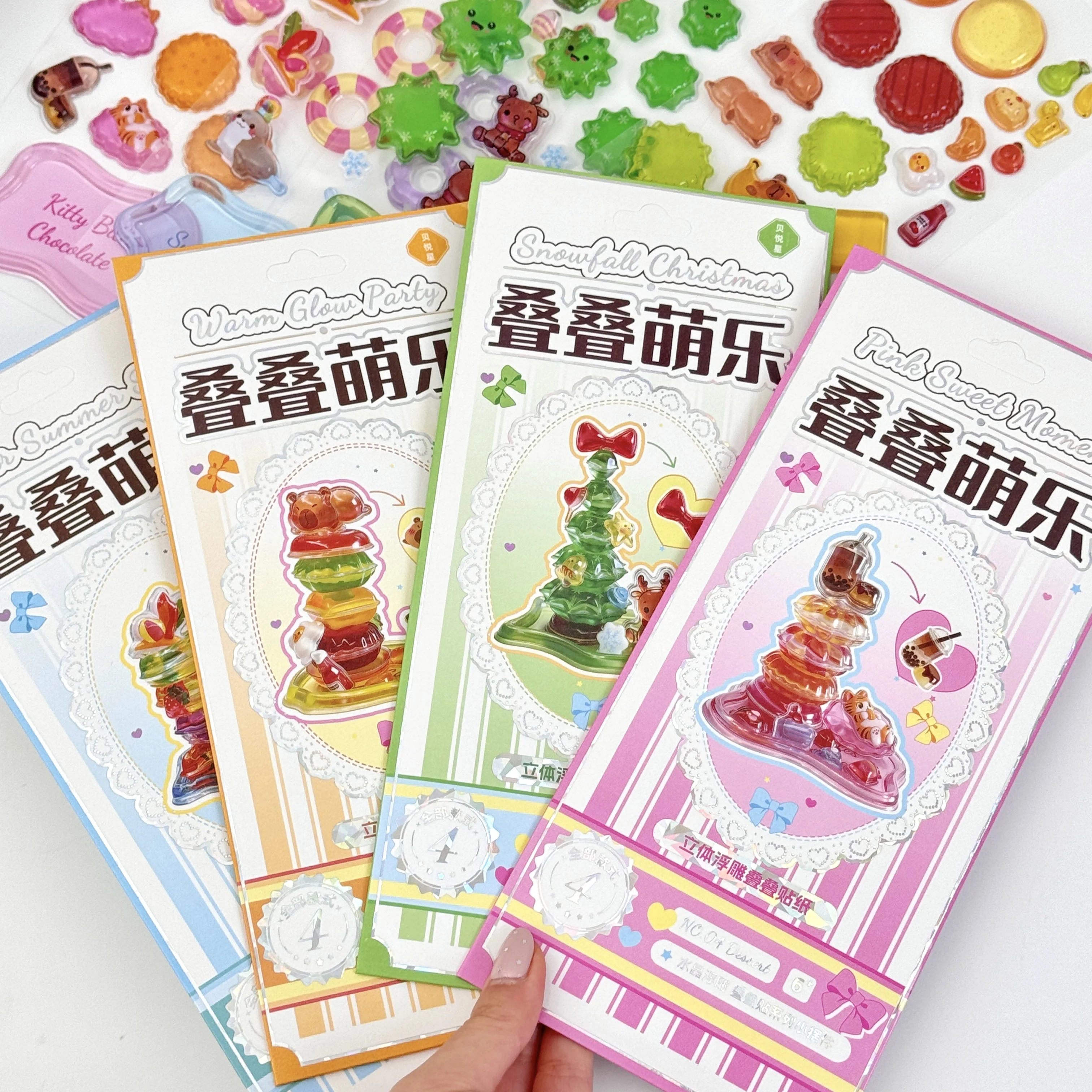 3D Stacked Stickers 3D Crystal Stickers DIY3D Christmas Tree Animal Stickers Desktop Decorations Birthday Gifts
3D Stacked Stickers 3D Crystal Stickers DIY3D Christmas Tree Animal Stickers Desktop Decorations Birthday Gifts
