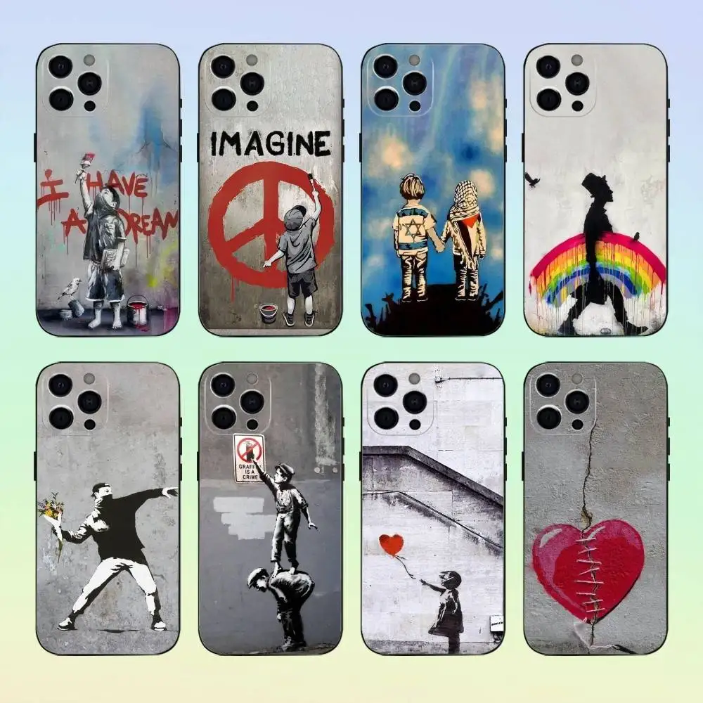 Street Art Banksy G-Graffiti Phone Case For iPhone 17, 16,15,14,13,12,11, Others Soft Silicone Black Cover
Street Art Banksy G-Graffiti Phone Case For iPhone 17, 16,15,14,13,12,11, Others Soft Silicone Black Cover