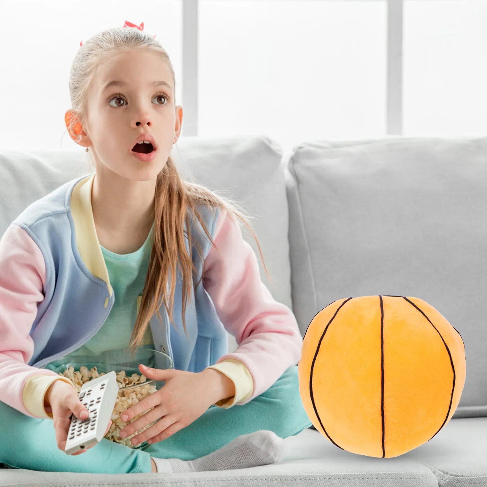 Basketball Throw Pillow Spherical Design Comfortable Support Cushion for Daily Use Bedroom Living Space Sports Party
Basketball Throw Pillow Spherical Design Comfortable Support Cushion for Daily Use Bedroom Living Space Sports Party