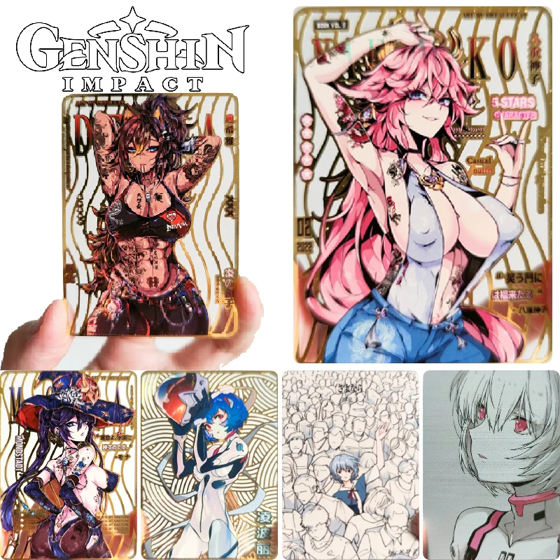 Genshin Impact аниме персонажи Ayanami rkeqiang Beidou DIY самодельные металлические карточные игры игрушки Рождественский подарок на день рождения
Genshin Impact аниме персонажи Ayanami rkeqiang Beidou DIY самодельные металлические карточные игры игрушки Рождественский подарок на день рождения