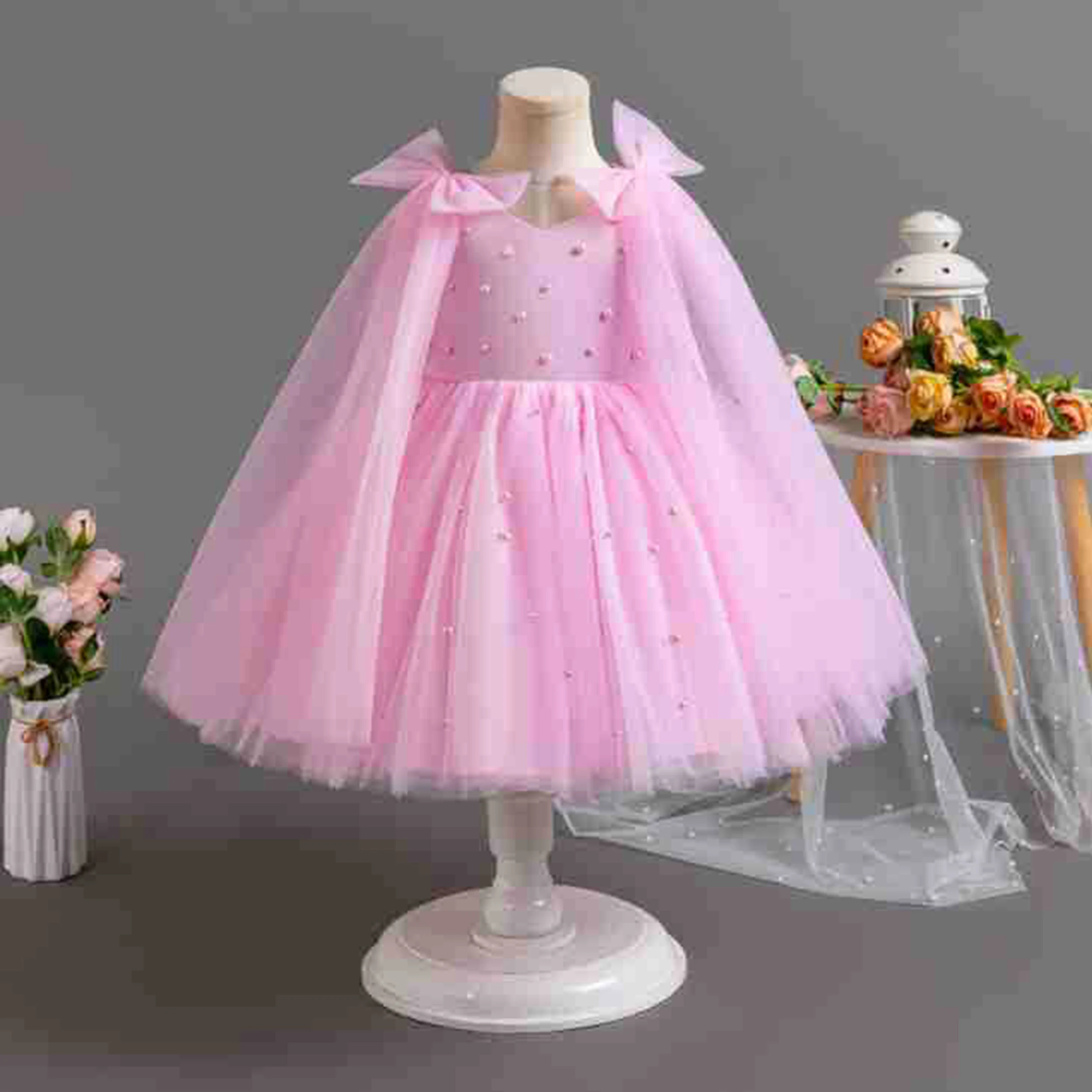 Shiny Toddler Baby Little Girls Double Bow Beaded Flower Girl Dress Birthday Party Pageant Holiday Dress
Shiny Toddler Baby Little Girls Double Bow Beaded Flower Girl Dress Birthday Party Pageant Holiday Dress