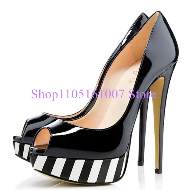 Новые женские туфли-лодочки на шпильке и платформе, модные женские модельные туфли без шнуровки с открытым носком, разноцветные женские модельные туфли большого размера на высоком банкетном каблуке
Новые женские туфли-лодочки на шпильке и платформе, модные женские модельные туфли без шнуровки с открытым носком, разноцветные женские модельные туфли большого размера на высоком банкетном каблуке
