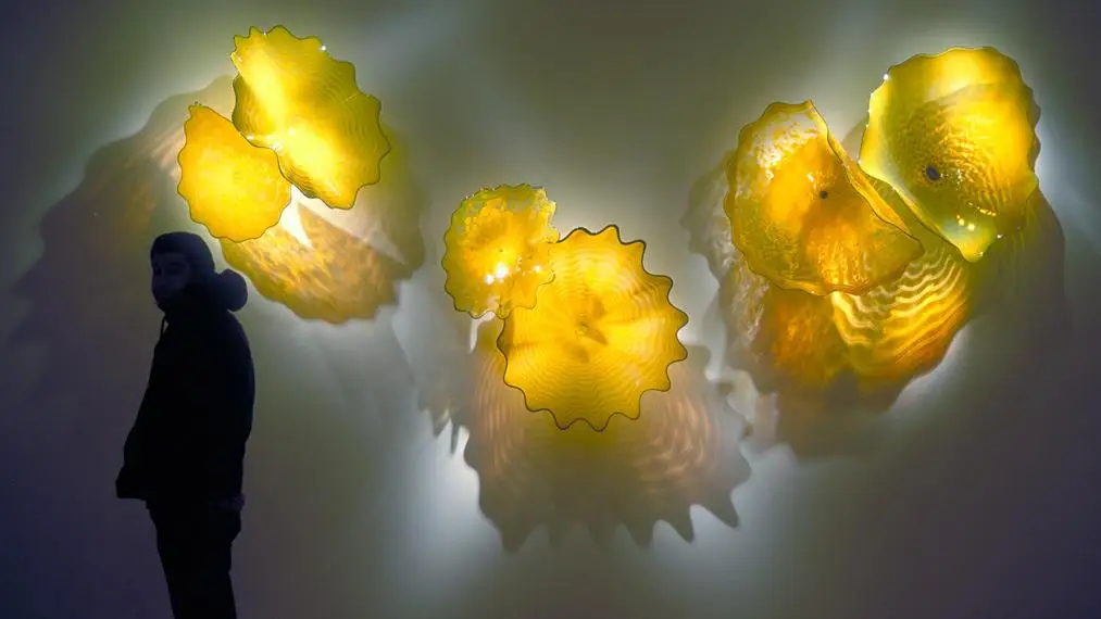 Yellow Lotus Flowers Home Decor Murano Glass Flower Plates Hand Blown Glass Wall Art
Yellow Lotus Flowers Home Decor Murano Glass Flower Plates Hand Blown Glass Wall Art