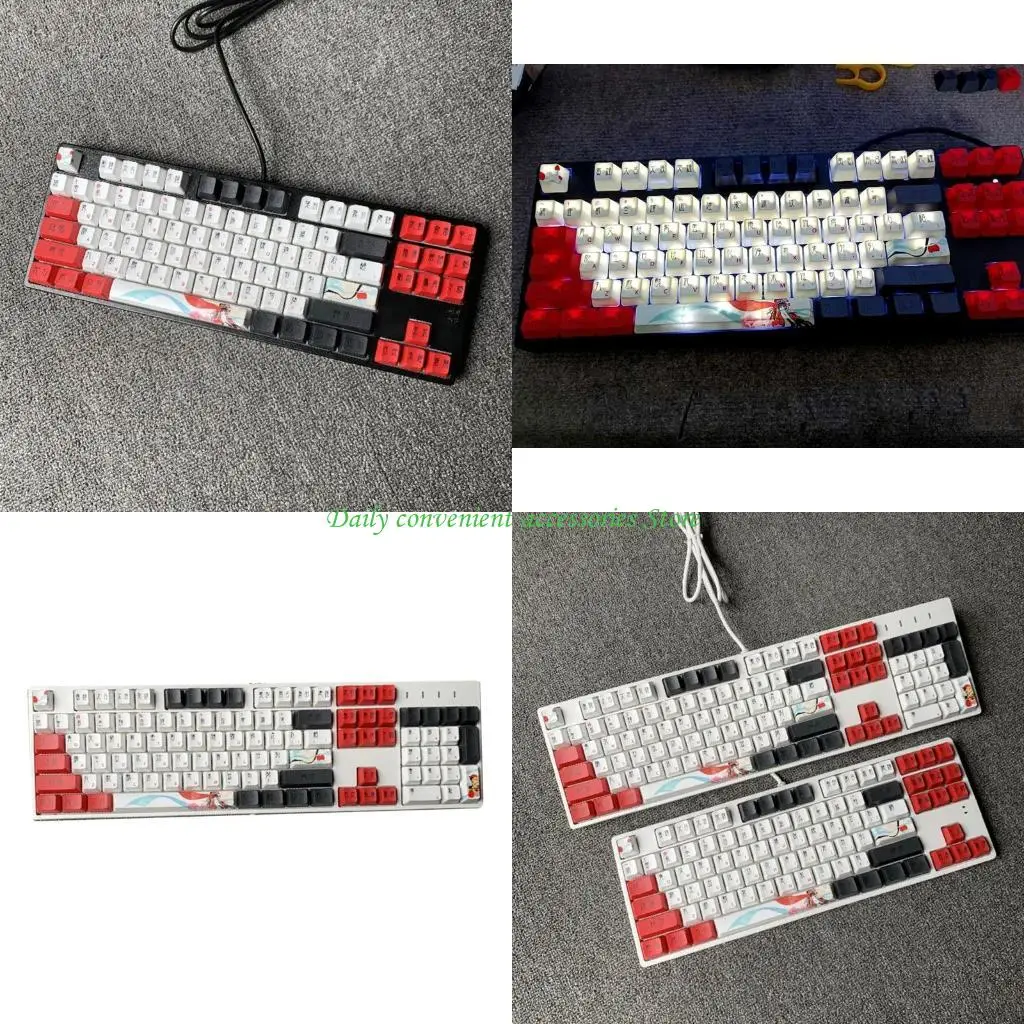 97QB OEM Profile Keycaps PBT Dye Sublimation Set for Mechanical Gaming Keyboard 104
97QB OEM Profile Keycaps PBT Dye Sublimation Set for Mechanical Gaming Keyboard 104