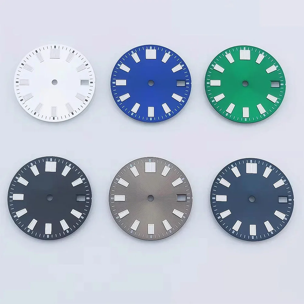 NH35 Watch Dial Fashion Style Customized 28.5mm Dial Fits For NH35 NH36 Movement Men Watch 28.5mm Green Luminous Watch Dial
NH35 Watch Dial Fashion Style Customized 28.5mm Dial Fits For NH35 NH36 Movement Men Watch 28.5mm Green Luminous Watch Dial