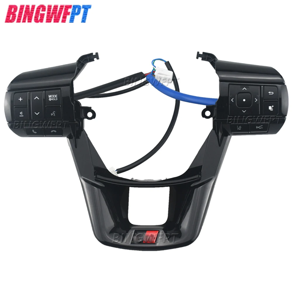 Новые кнопки для Toyota Hilux Revo Rocco Fortuner 2015-2020, многофункциональные кнопки управления на руле автомобиля
Новые кнопки для Toyota Hilux Revo Rocco Fortuner 2015-2020, многофункциональные кнопки управления на руле автомобиля