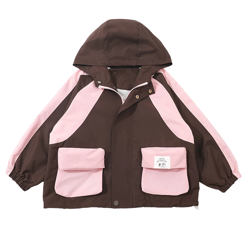 Spring Girls Jacket 2024 New Children's Clothes Large Pocket Hooded Coat Autumn Windproof Jacket CH418
Spring Girls Jacket 2024 New Children's Clothes Large Pocket Hooded Coat Autumn Windproof Jacket CH418