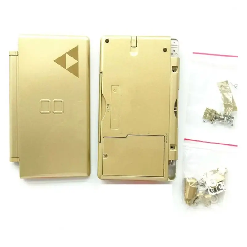 Полностью золотой корпус-оболочка для игровой консоли DS Lite NDSL, аксессуары-BTFL
Полностью золотой корпус-оболочка для игровой консоли DS Lite NDSL, аксессуары-BTFL