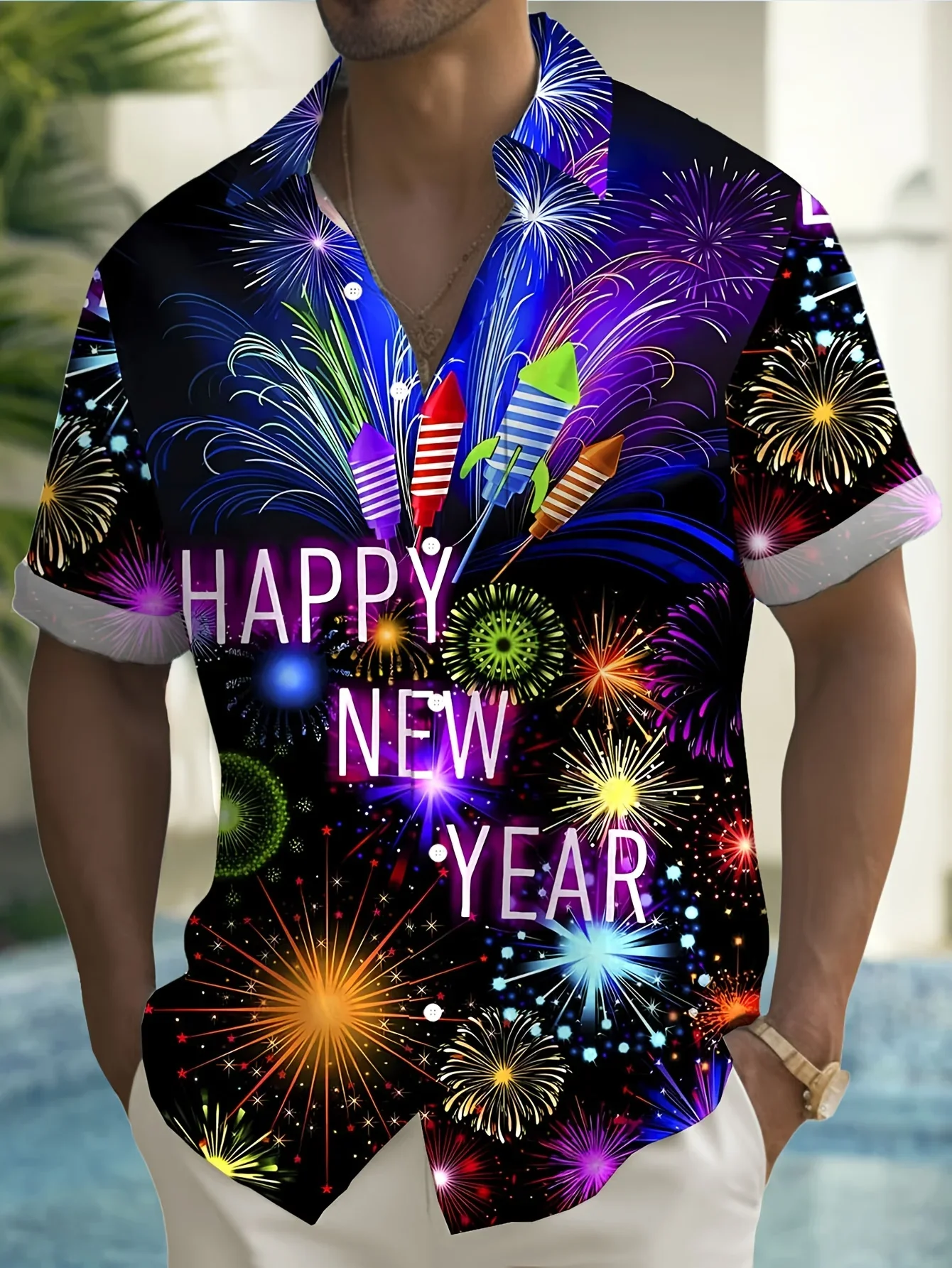 Summer Casual Urban Men's Hawaiian Shirt Man Short Sleeve Bold Print Relaxed Fit Lightweight Fashion Vacation Tops
Summer Casual Urban Men's Hawaiian Shirt Man Short Sleeve Bold Print Relaxed Fit Lightweight Fashion Vacation Tops