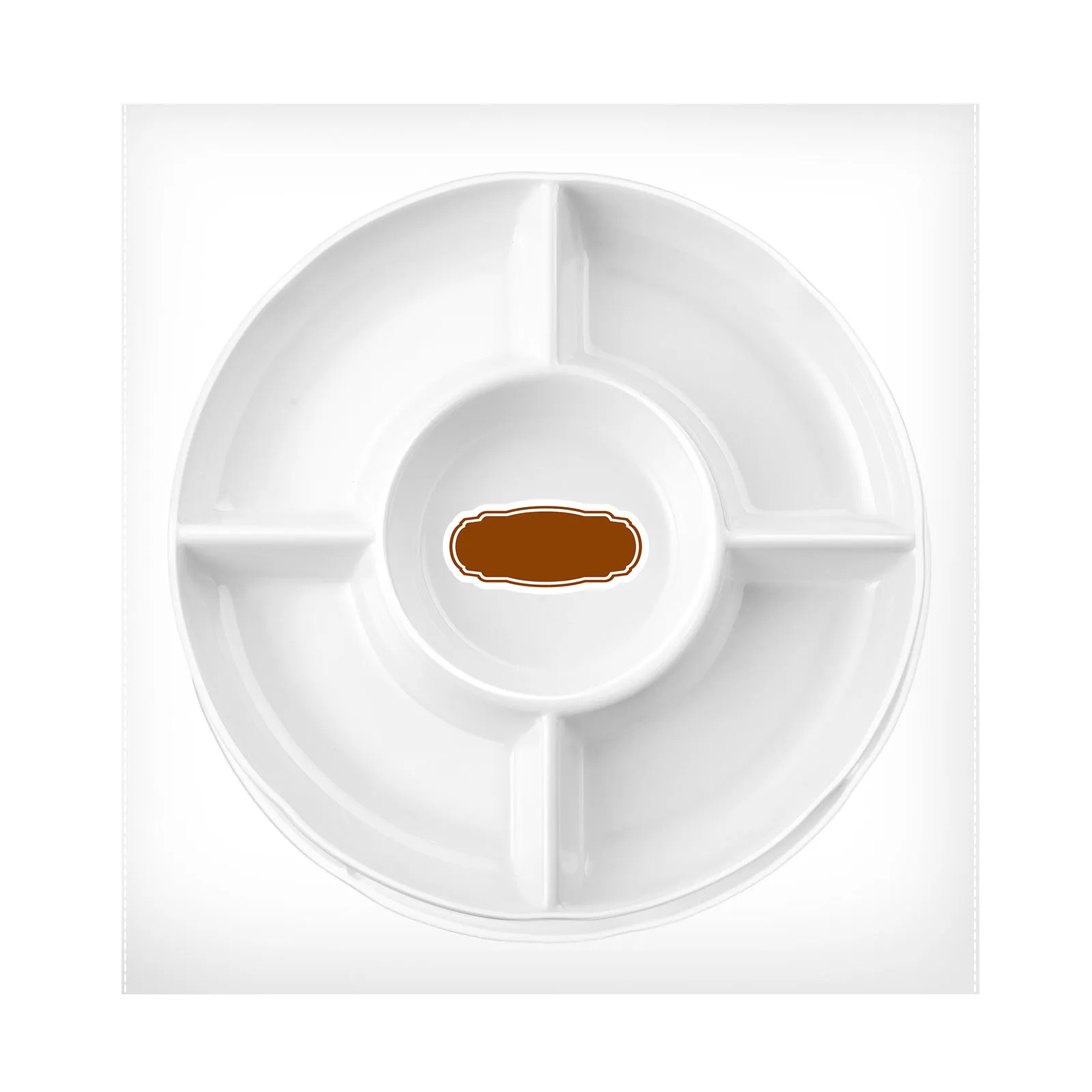 2Pcs Divided Serving Tray 5-Compartment Snack Plate Stylish Modern Design for Fruit Storage Nuts Dried Food Party Appetizer
2Pcs Divided Serving Tray 5-Compartment Snack Plate Stylish Modern Design for Fruit Storage Nuts Dried Food Party Appetizer