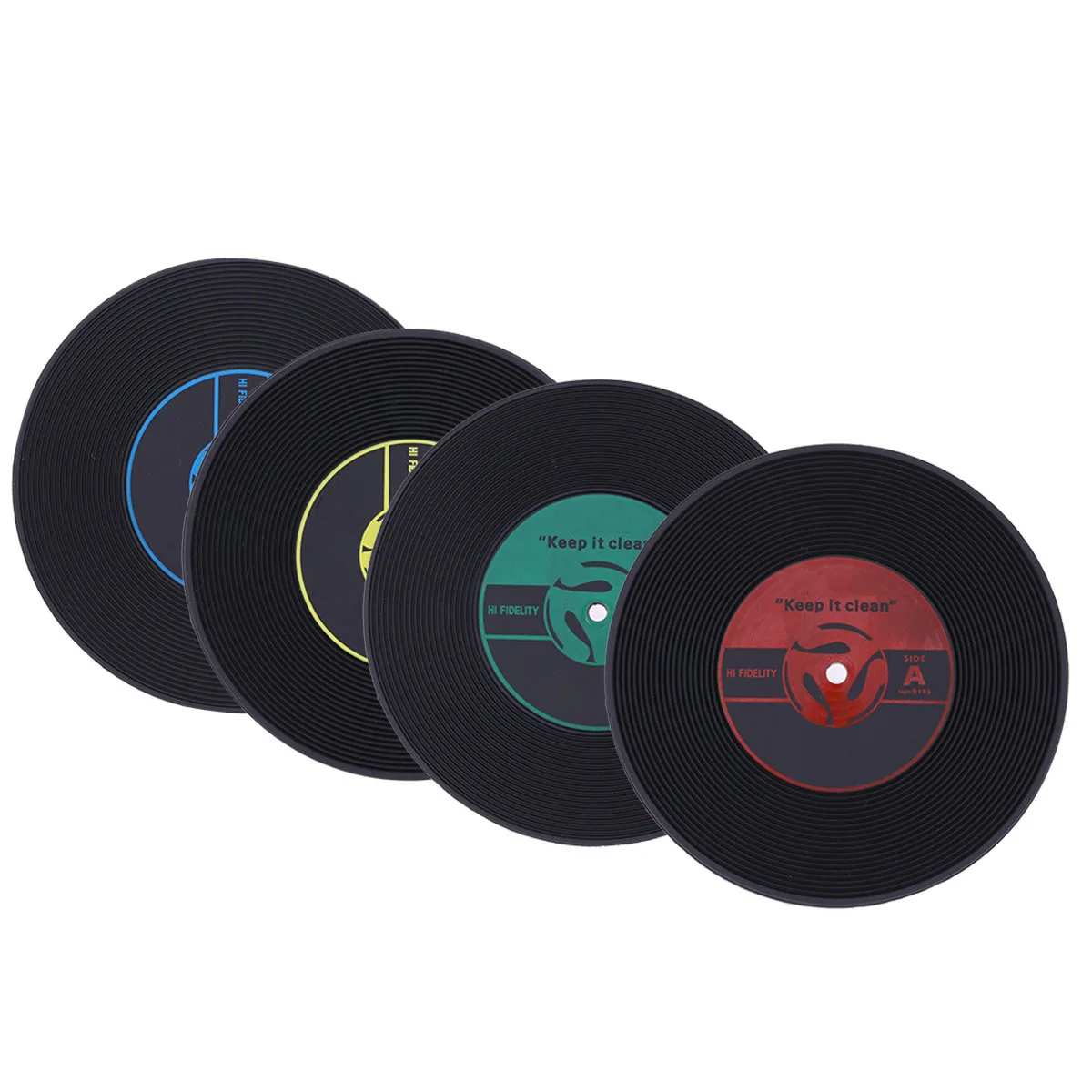 10Pcs Vinyl Record Coasters Colorful Retro Drink Protectors for Table Cup Mat Beer Wine Whiskey Mug Holder Unique Gift for Music
10Pcs Vinyl Record Coasters Colorful Retro Drink Protectors for Table Cup Mat Beer Wine Whiskey Mug Holder Unique Gift for Music