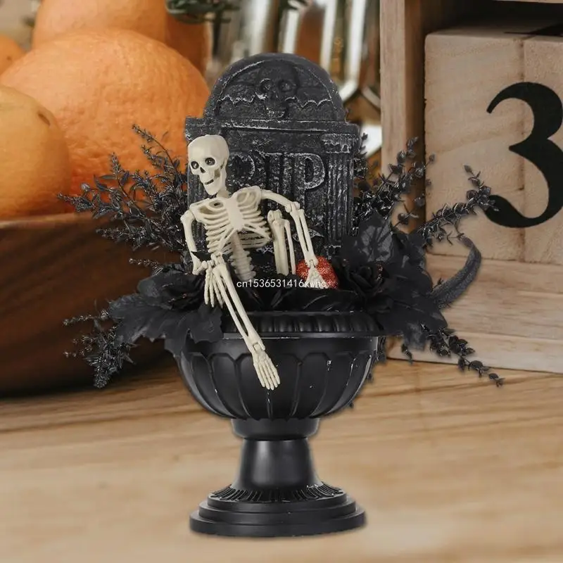 Dropship Halloween Celebration Skull Skeleton Tombstones Miniature Flowerpot Ornament
Dropship Halloween Celebration Skull Skeleton Tombstones Miniature Flowerpot Ornament
