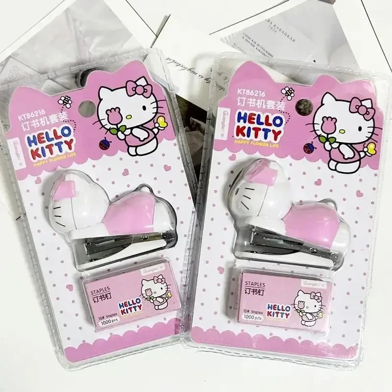 Kawaii Sanrio Hello Kitty Portable Mini Stapler Anime Cartoon Child Fashion Stationery School Supplies Office Accessories Gifts
Kawaii Sanrio Hello Kitty Portable Mini Stapler Anime Cartoon Child Fashion Stationery School Supplies Office Accessories Gifts