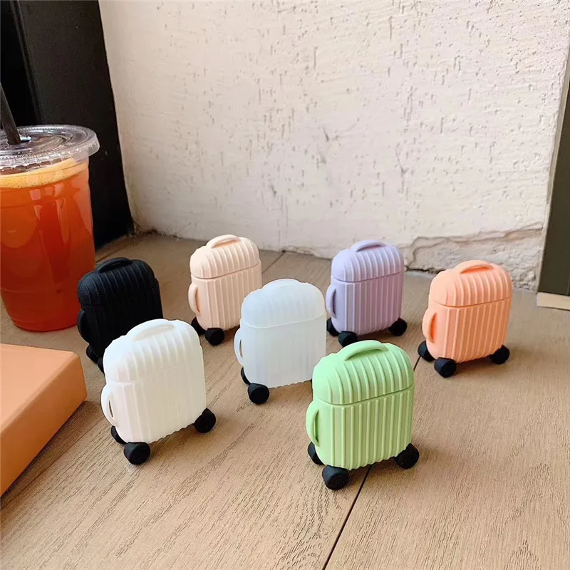 Модные чемоданы для Airpods 1 2, женские наушники, защитная Bluetooth гарнитура, зарядное устройство для Airpods 2, чехол
Модные чемоданы для Airpods 1 2, женские наушники, защитная Bluetooth гарнитура, зарядное устройство для Airpods 2, чехол