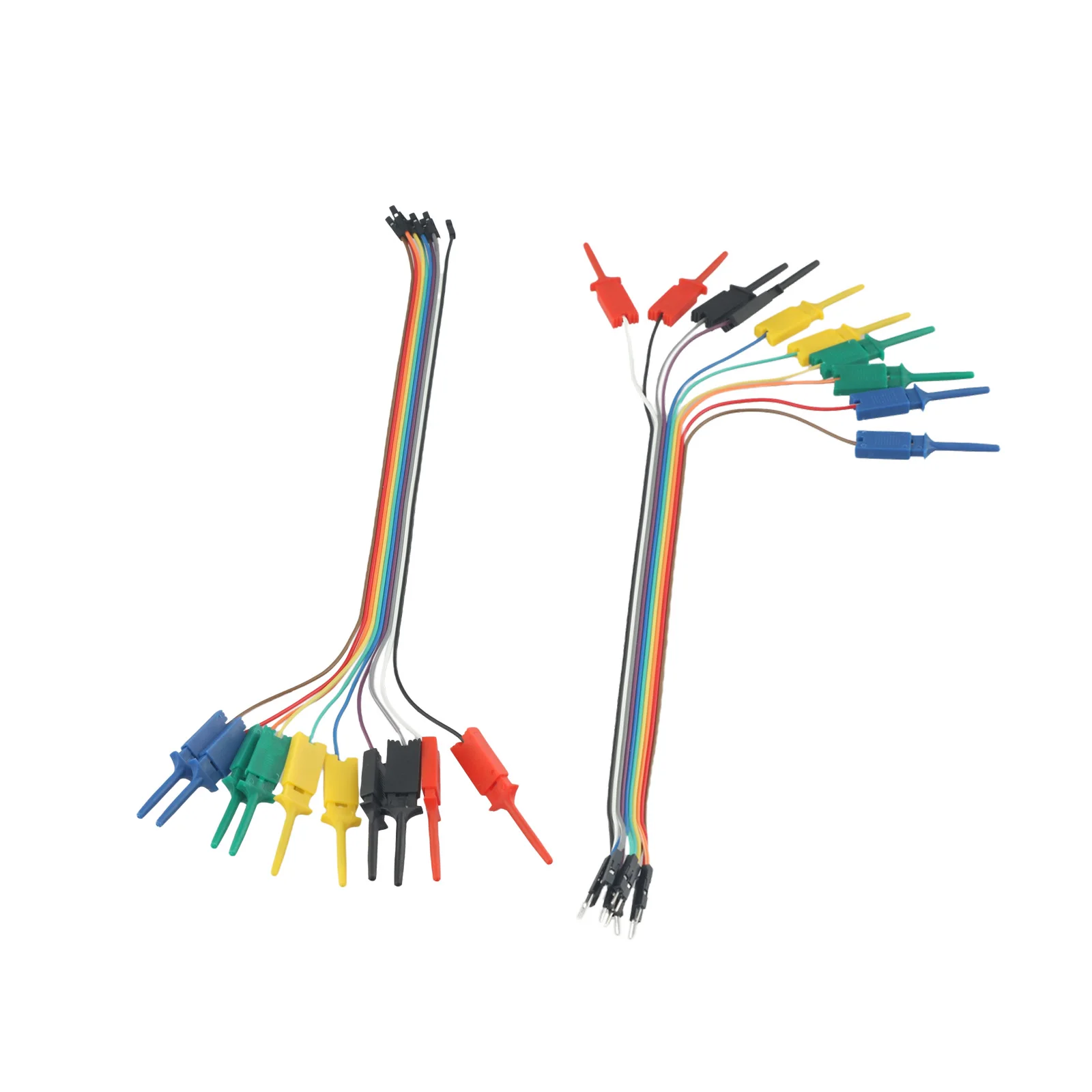 New Practical Cable Test Logic Analyzer Retractable Clips Plastic +Copper 10PIN 2set Clamp Probe Cable Efficiency
New Practical Cable Test Logic Analyzer Retractable Clips Plastic +Copper 10PIN 2set Clamp Probe Cable Efficiency
