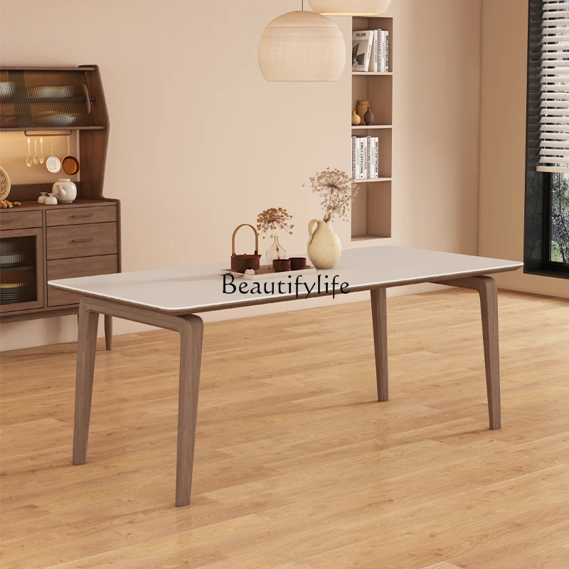 Nordic Solid Wood Rock Slab Dining Table Modern Simple White Ash Wood Solid Wood Legs Rectangular
Nordic Solid Wood Rock Slab Dining Table Modern Simple White Ash Wood Solid Wood Legs Rectangular