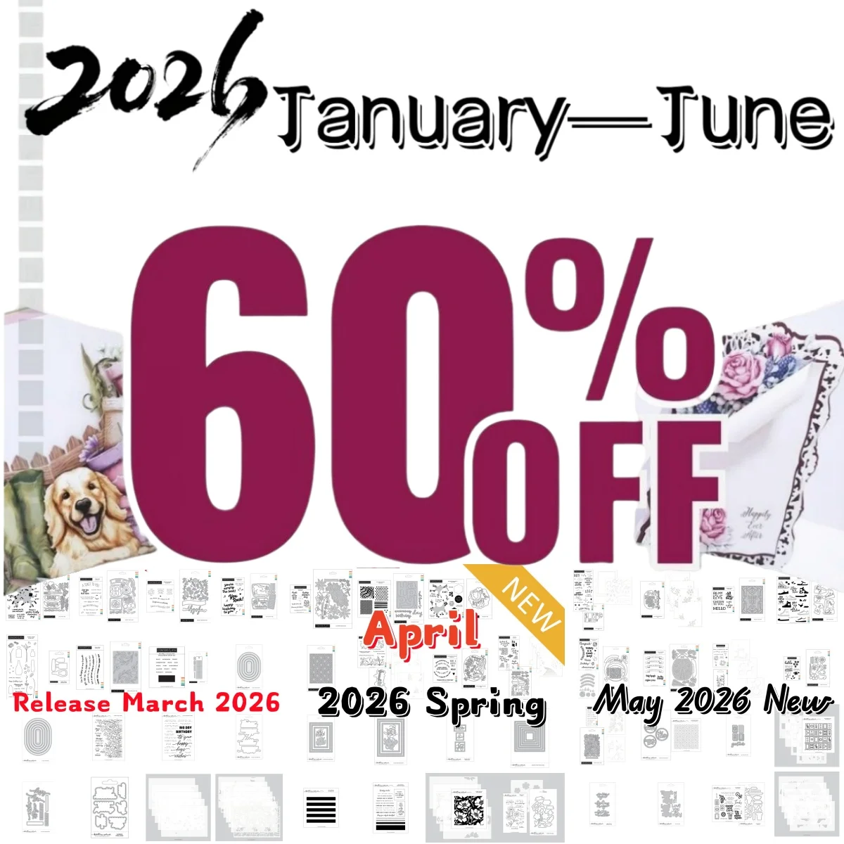New 2026 Collection Metal Cutting Dies Clear Stamp Stencil Hot Foil for DIY Decorating Scrapbook Paper Card Album Clearance Sale
New 2026 Collection Metal Cutting Dies Clear Stamp Stencil Hot Foil for DIY Decorating Scrapbook Paper Card Album Clearance Sale