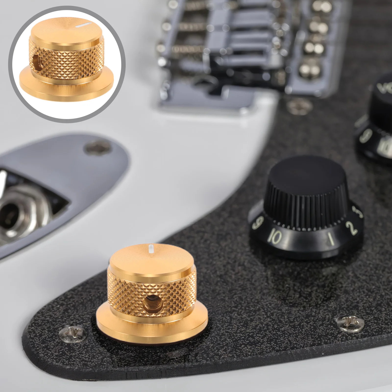 2Pcs Aluminium Volume Knobs Golden Metallic Finish Rotary Control for Mixer Amplifier Smooth Precise Volume Control Audio 
2Pcs Aluminium Volume Knobs Golden Metallic Finish Rotary Control for Mixer Amplifier Smooth Precise Volume Control Audio