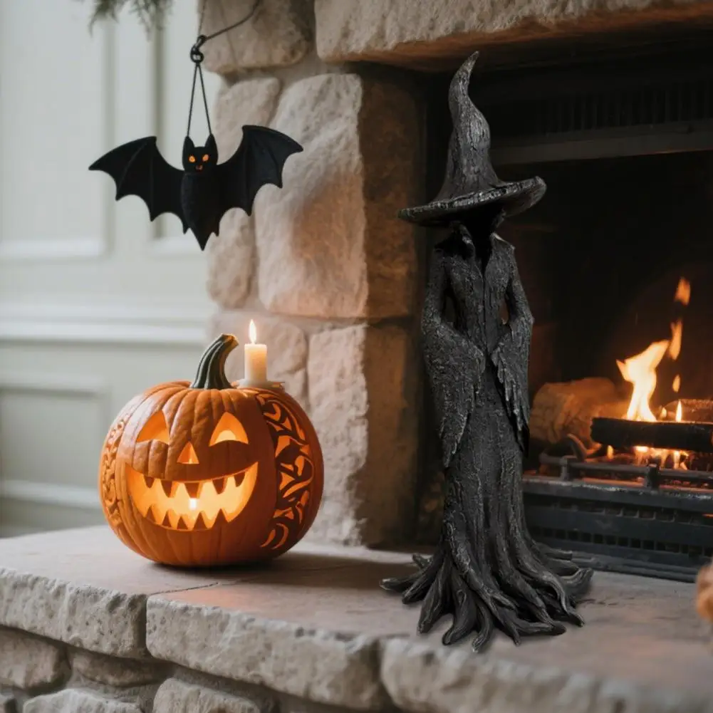 Resin Witch Statue Spooky Halloween Tree Root Witch Statue Black Resin Sculpture for Home Office Decor Holiday Party Ornament
Resin Witch Statue Spooky Halloween Tree Root Witch Statue Black Resin Sculpture for Home Office Decor Holiday Party Ornament