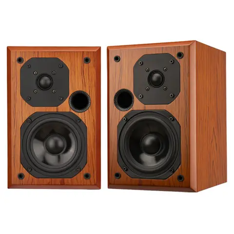 5 Inch HiFi Bookshelf Speaker 4ohm Passive High Fidelity Wooden Desktop Speakers 10W-50W Sound Box Audio  For Home Theater Gamer