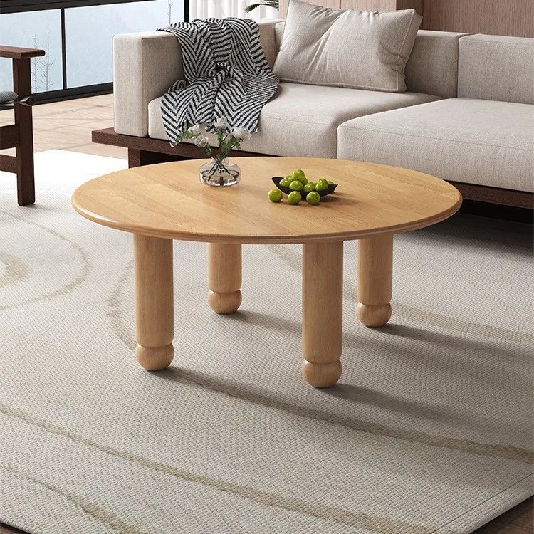 Customizable Nordic round solid wood coffee table household small apartment rubber wood small round table B & B hotel simple
Customizable Nordic round solid wood coffee table household small apartment rubber wood small round table B & B hotel simple