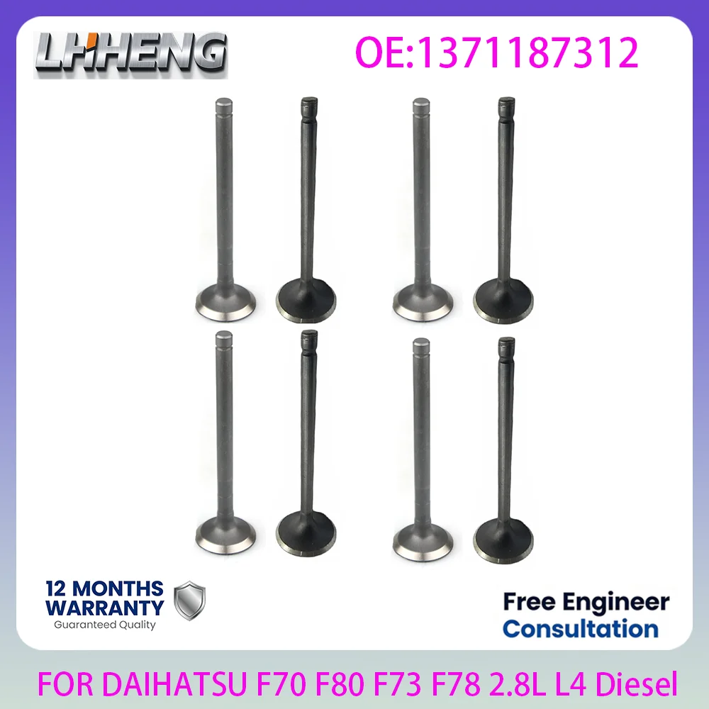 DL DL52 Engine Intake & Exhaust Valve For DAIHATSU 2.8T Diesel 84-02 Rocky Fourtrak Rugger F70 F80 F73 F78 chassis Delta Truck
DL DL52 Engine Intake & Exhaust Valve For DAIHATSU 2.8T Diesel 84-02 Rocky Fourtrak Rugger F70 F80 F73 F78 chassis Delta Truck