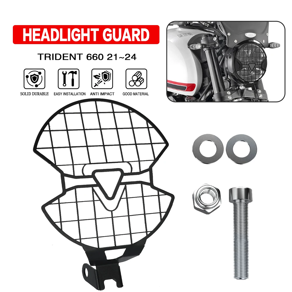 2024 motorcycle Accessories accessories Headlight cover Headlight protection cover for Trident660 Trident 660 2021 2023 2024
2024 motorcycle Accessories accessories Headlight cover Headlight protection cover for Trident660 Trident 660 2021 2023 2024