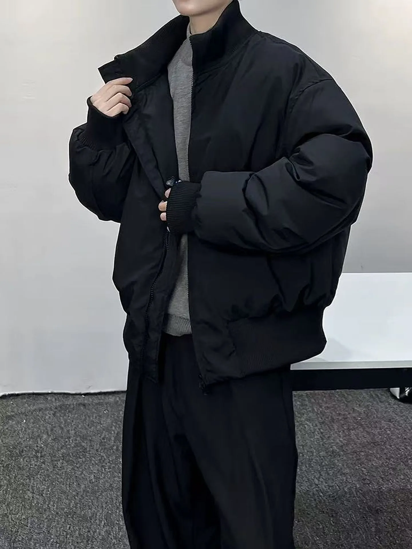 Cleanfit Bla Cotton Flight Jaet Men's Thiened Warm Winter ort Coat American High Street Sle Loose Fit Ox Fabric
Cleanfit Bla Cotton Flight Jaet Men's Thiened Warm Winter ort Coat American High Street Sle Loose Fit Ox Fabric