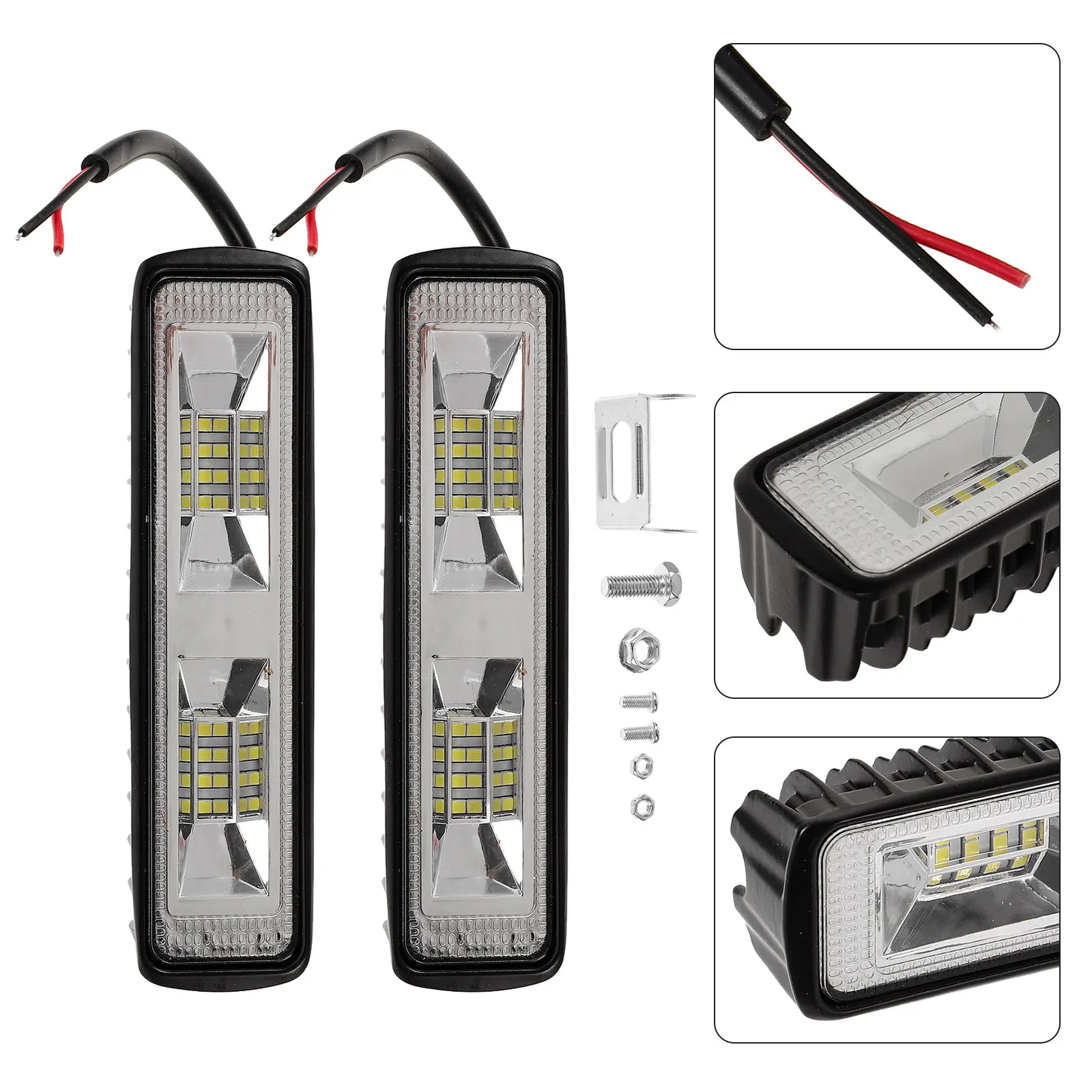 2Pcs LED Work Light High Power 48W Waterproof Dustproof Explosion Proof for Suv Truck Car Offroad Floodlight Driving Spotlight
2Pcs LED Work Light High Power 48W Waterproof Dustproof Explosion Proof for Suv Truck Car Offroad Floodlight Driving Spotlight