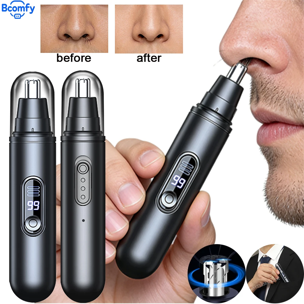 Electric Nose Hair Trimmer Portable Painless Nose Ear Eyebrow HairTrimmer For Men Women Rechargeable Nose Hair Remover Trimmer
Electric Nose Hair Trimmer Portable Painless Nose Ear Eyebrow HairTrimmer For Men Women Rechargeable Nose Hair Remover Trimmer