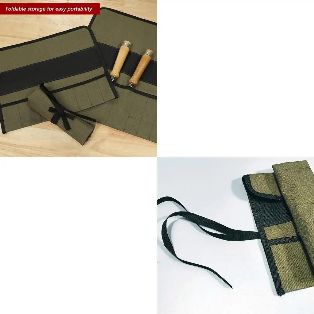 Quick Access Multi Pocket Tool Roll Foldable Portable Waterproof Coated Carriers
Quick Access Multi Pocket Tool Roll Foldable Portable Waterproof Coated Carriers