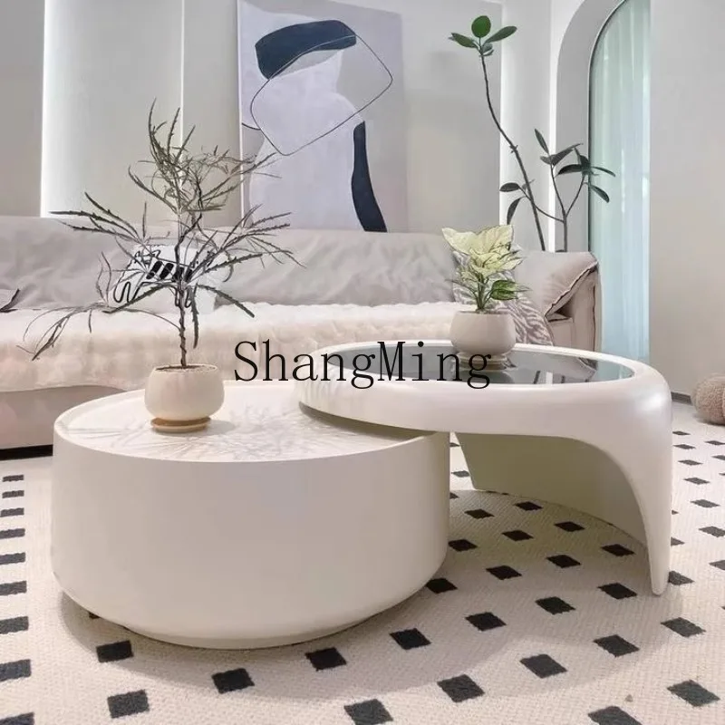 LXY cream style coffee table living room household small apartment light luxury high-end storage coffee table
LXY cream style coffee table living room household small apartment light luxury high-end storage coffee table