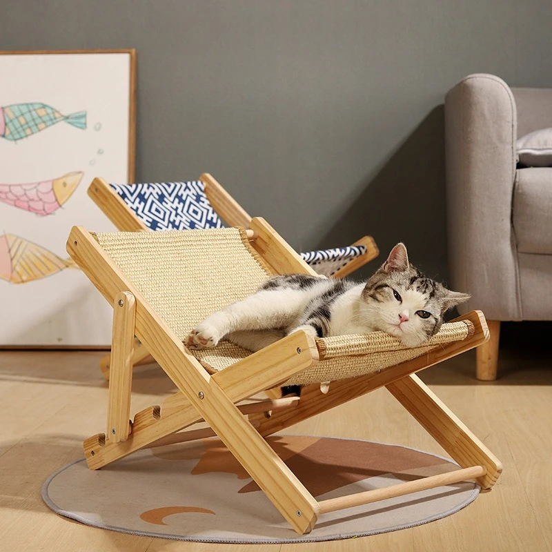 Solid Wood Adjustable Cat Tree Bed All-in-One Sisal Scratcher & Lounger Year-Round Durable Sand Chair for Cats - Litter-Free
Solid Wood Adjustable Cat Tree Bed All-in-One Sisal Scratcher & Lounger Year-Round Durable Sand Chair for Cats - Litter-Free